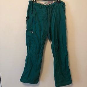 Koi Dark green scrub pants